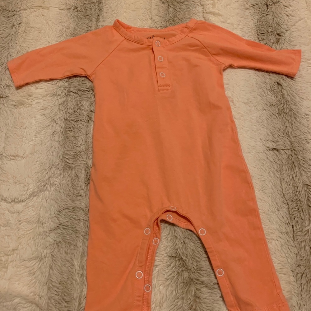 Baby Girl Orange Bodysuit